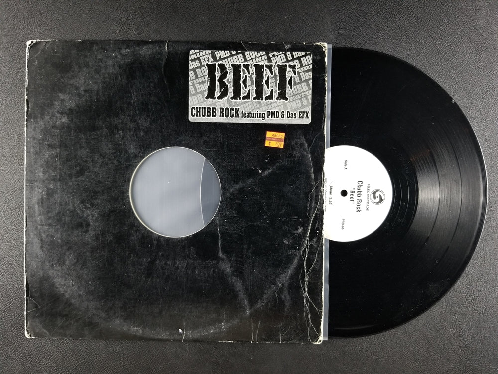 Chubb Rock featuring PMD and Das EFX - Beef (1997, 12'' Single) [Promo]