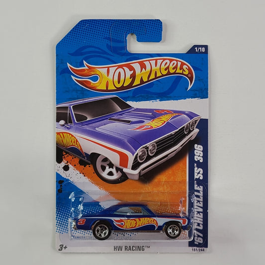 Hot Wheels - '67 Chevelle SS 396 (Metalflake Blue)