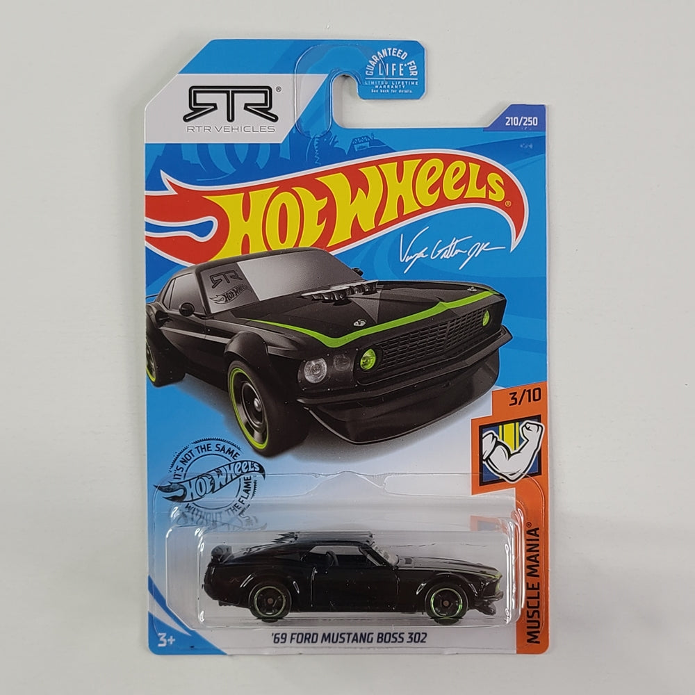 Hot Wheels - '69 Ford Mustang Boss 302 (Black)