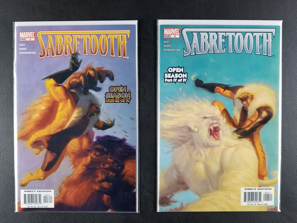 Sabretooth [2nd Series] #1-4 Set (Marvel, 2004-05)