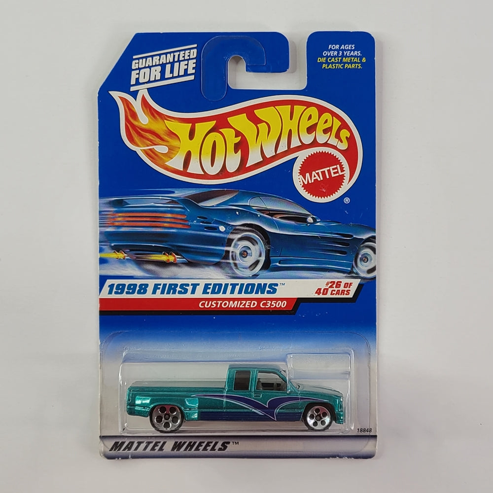 Hot Wheels - Customized C3500 (Metallic Aqua)