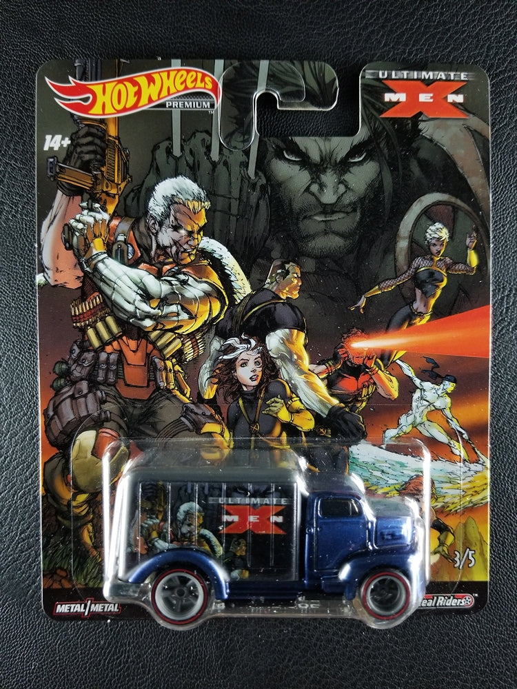 Hot Wheels Premium - '49 Ford C.O.E. (Dark Blue) [3/5 - Pop Culture: X-Men]