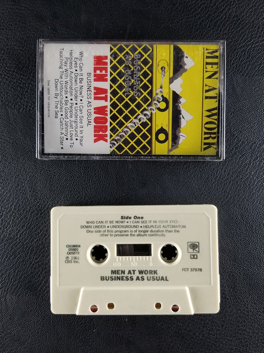 Men At Work - Business As Usual (1981, Cassette)