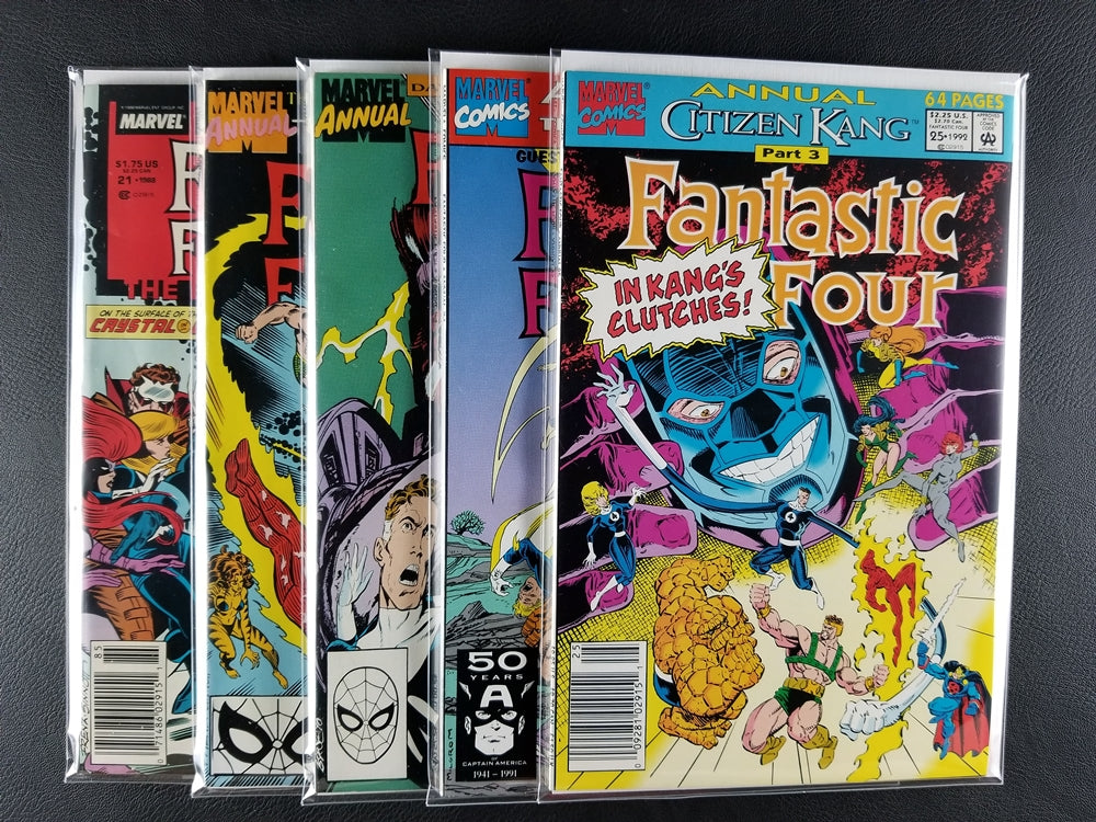 Fantastic Four [1st Series] Annual #21-25 Set (Marvel, 1988-92)