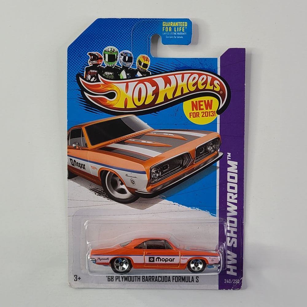 Hot Wheels - '68 Plymouth Barracuda Formula S (Metalflake Orange)