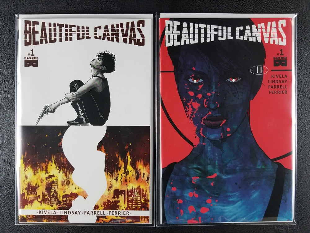 Beautiful Canvas #1A, 1B, 2 Set (Black Mask Comics, 2017)