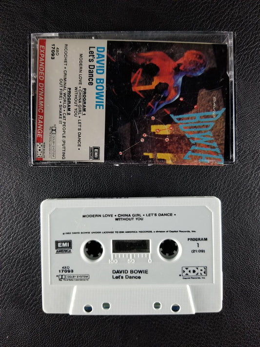 David Bowie - Let's Dance (1983, Cassette)