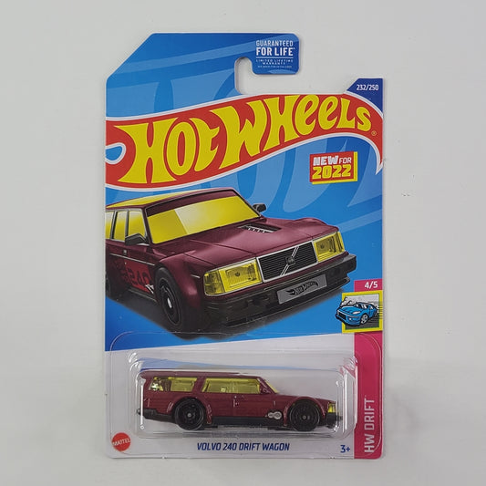 Hot Wheels - Volvo 240 Drift Wagon (Oxblood)