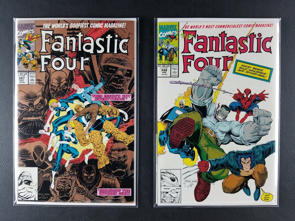 Fantastic Four [1st Series] #347-350 Set (Marvel, 1990-91)