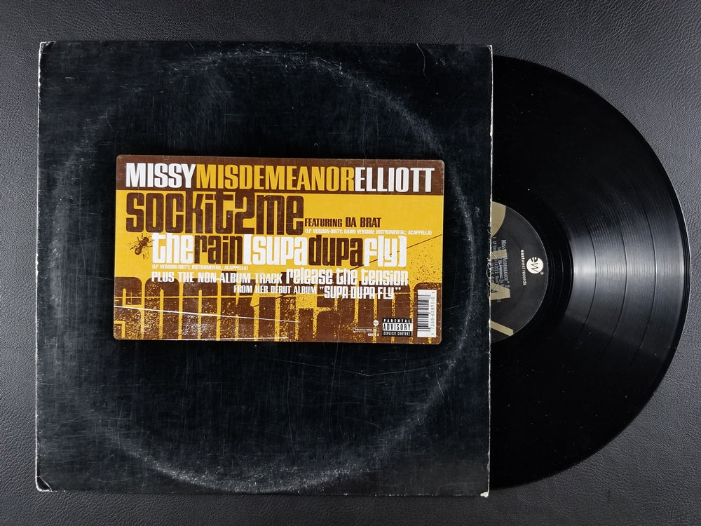 Missy Elliott - Sock It 2 Me / The Rain (Supa Dupa Fly) (1997, 12'' Single)