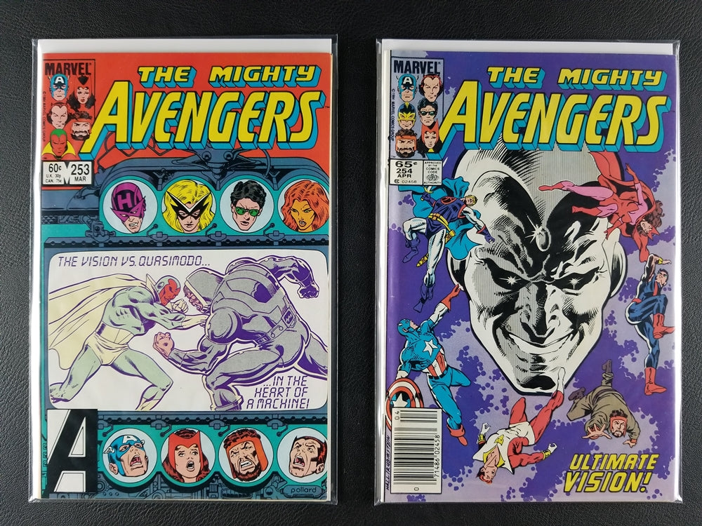 The Avengers [1st Series] #253, 254, 255 Set (Marvel, 1985)