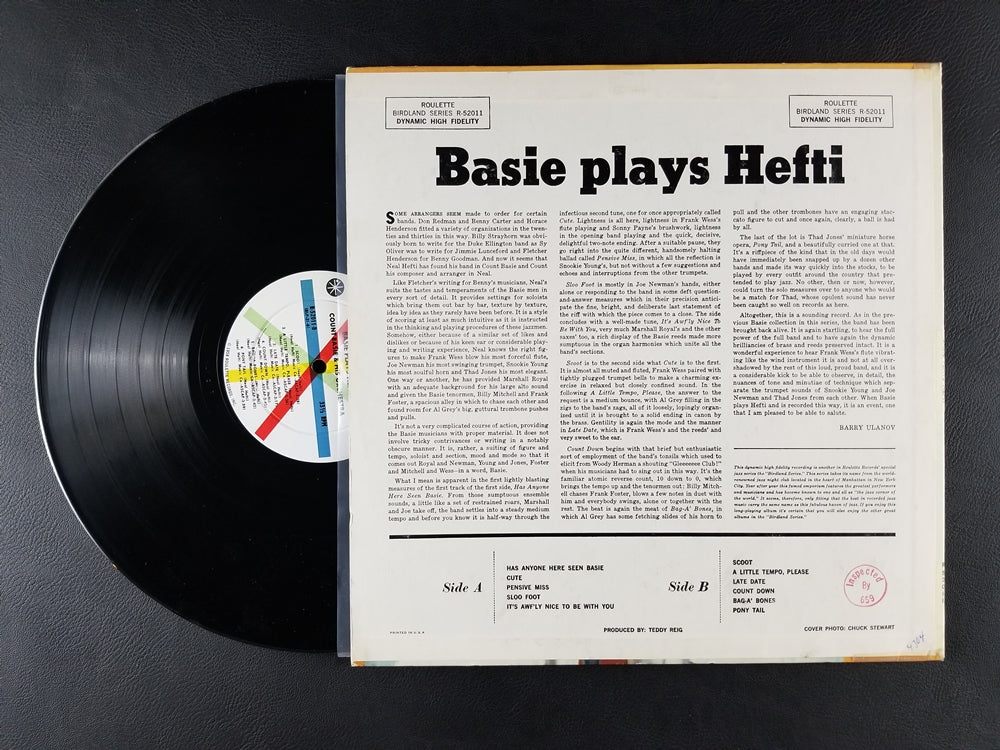 Count Basie & His Orchestra - Basie Plays Hefti (1958, LP)