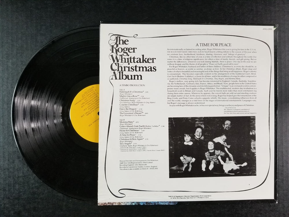 Roger Whittaker - The Roger Whittaker Christmas Album (1979, LP)