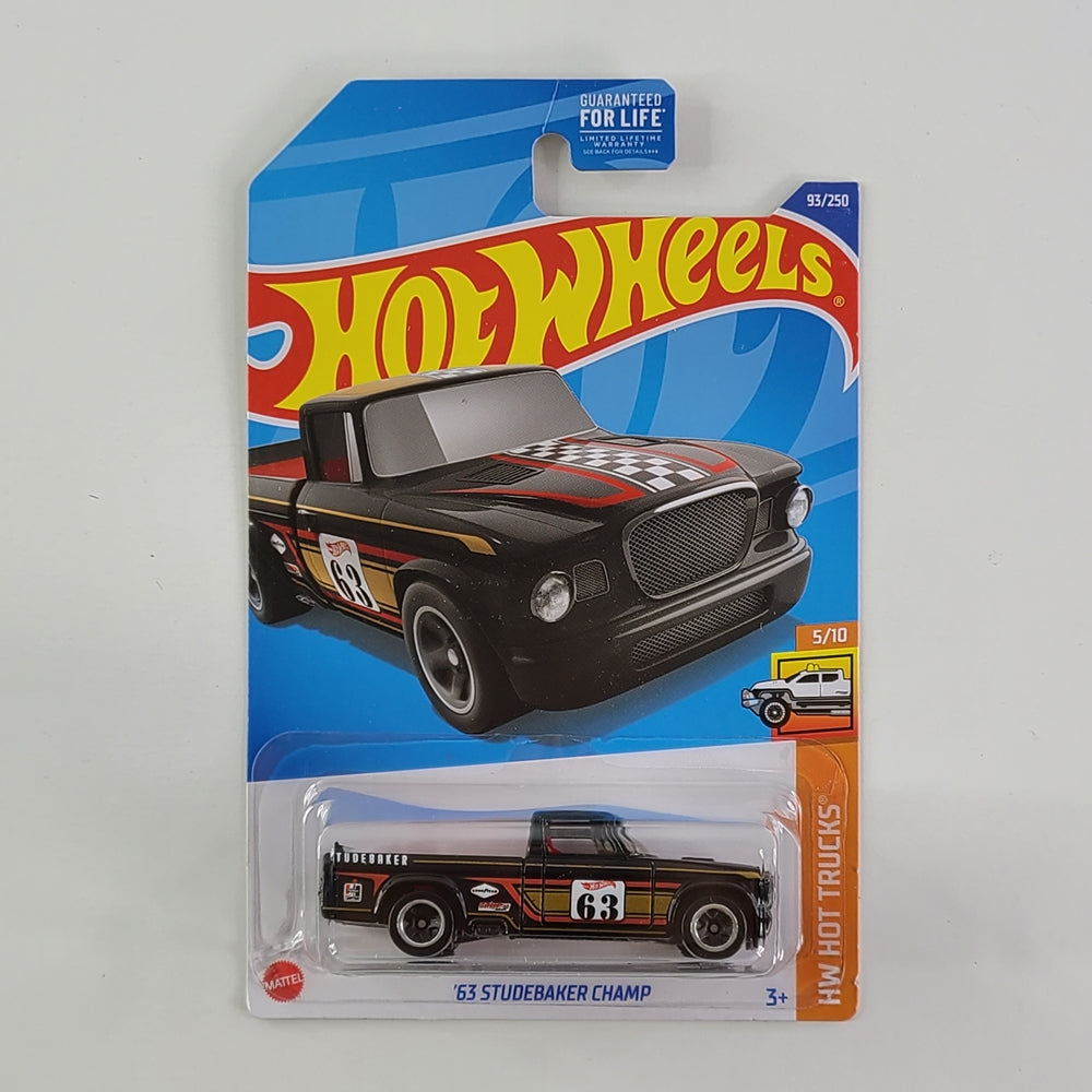 Hot Wheels - '63 Studebaker Champ (Glossy Black)