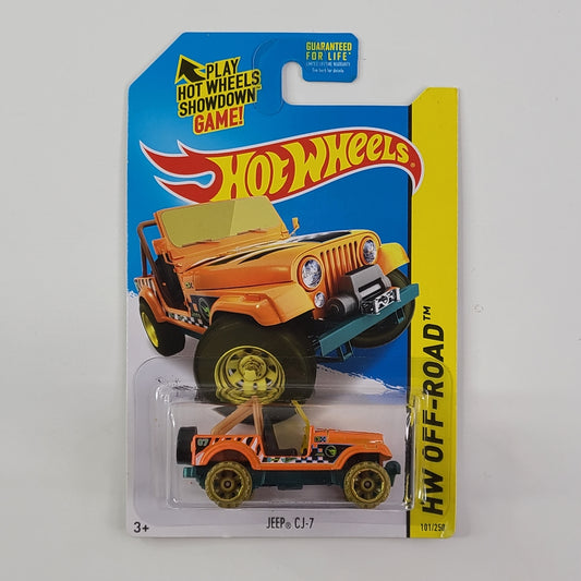 Hot Wheels - Jeep CJ-7 (Orange) [Treasure Hunt]