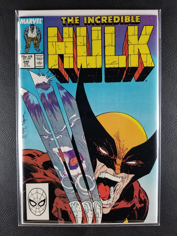 The Incredible Hulk [1st Series] #340 (Marvel, February 1988) [Good]