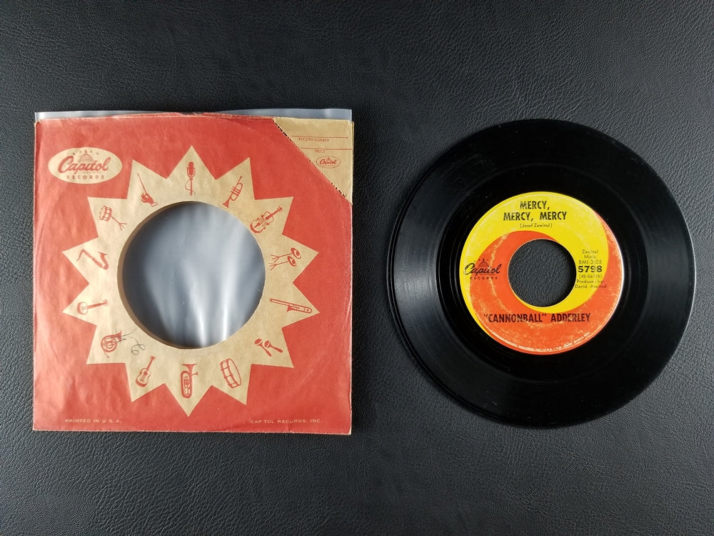 "Cannonball" Adderley - Mercy, Mercy, Mercy (1966, 7'' Single)