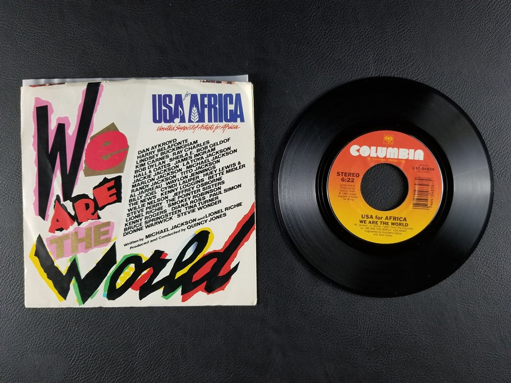 USA For Africa - We Are the World (1985, 7'' Single)