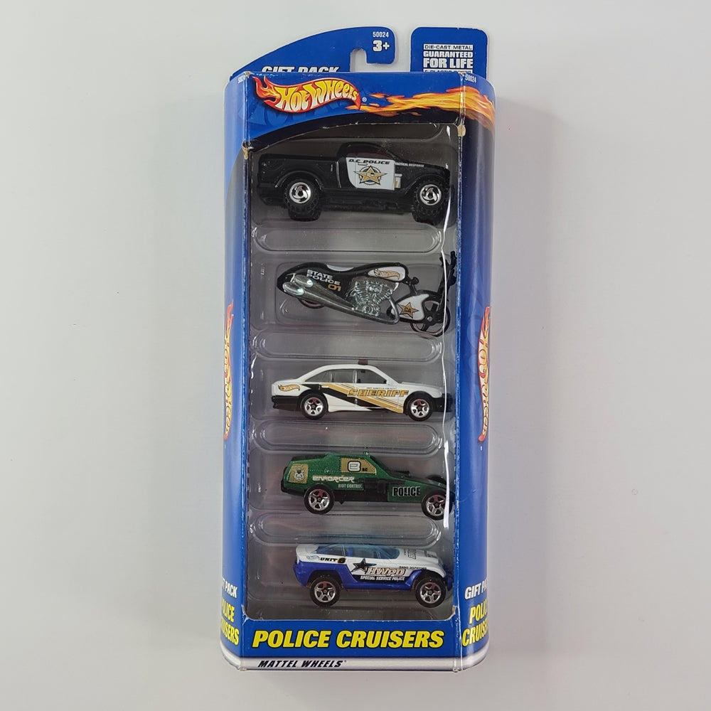 Hot Wheels - Police Cruisers 5-Pack [2001] – Throwback Collectibles