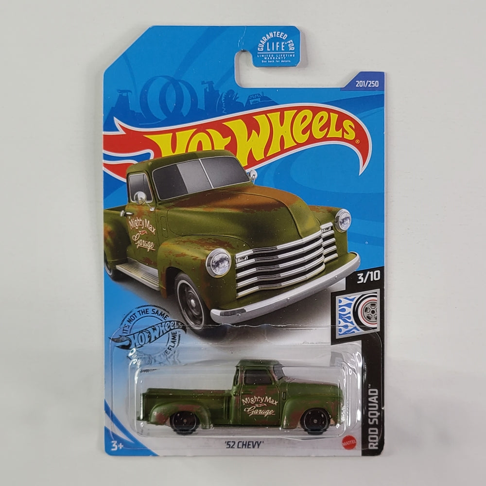 Hot Wheels - '52 Chevy (Matte Green) – Throwback Collectibles