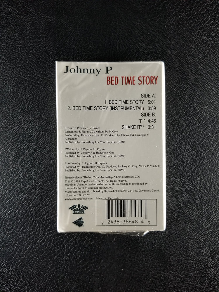 Johnny P - Bedtime Story (1998, Cassette Single) [SEALED]