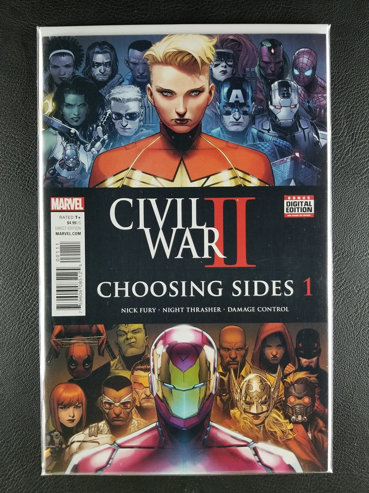 Civil War II: Choosing Sides #1A (Marvel, August 2016)