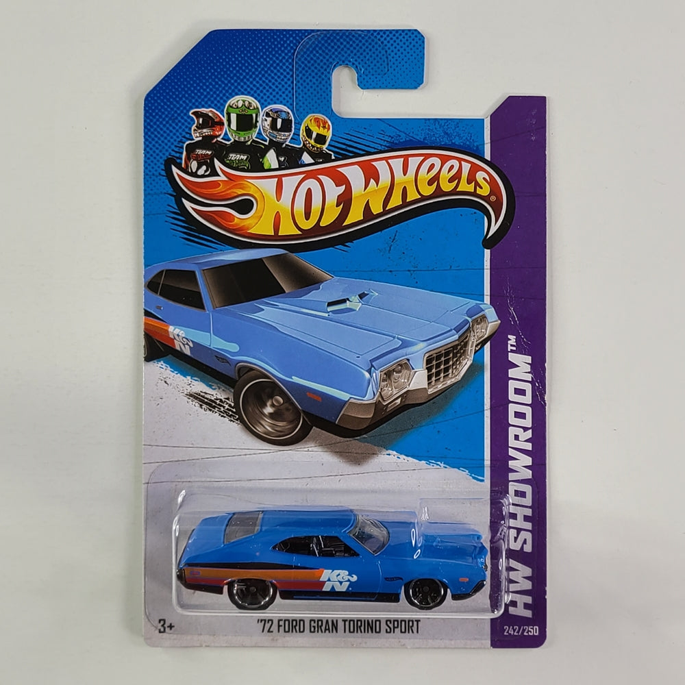 Hot Wheels - '72 Ford Gran Torino Sport (Blue)