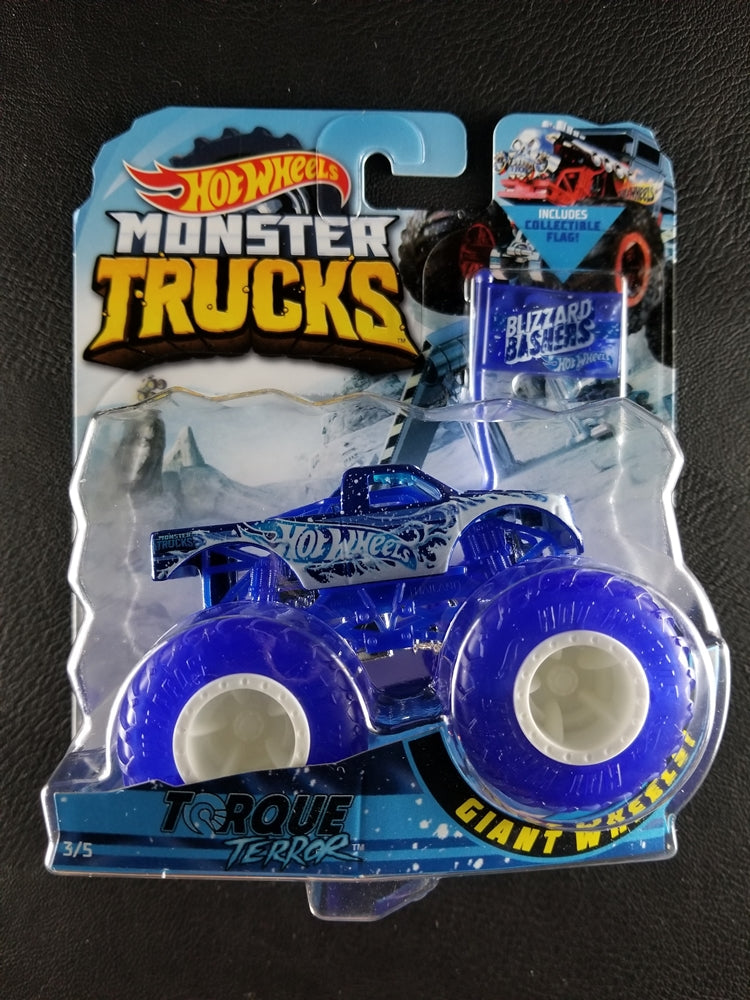 Hot Wheels Monster Trucks - Torque Terror (Blue) [3/5 - Blizzard Bashes]