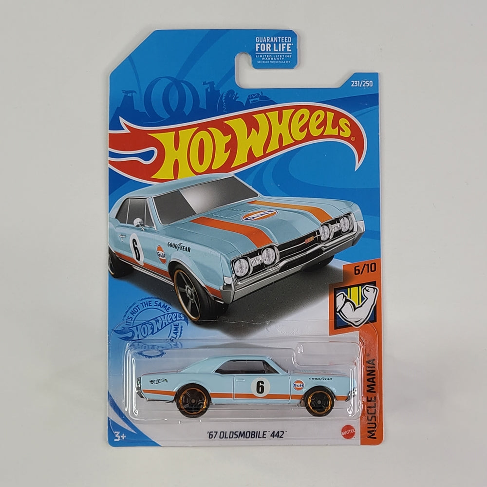 Hot Wheels - '67 Oldsmobile 442 (Light Blue)