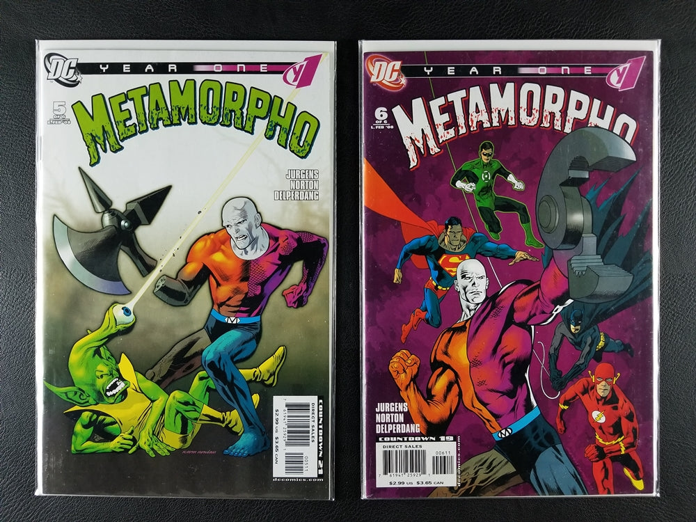 Metamorpho: Year One #1-6 Set (DC, 2007-08)