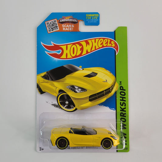 Hot Wheels - '14 Corvette Stingray (Yellow) [HW Workshop (2015) - 216/250]