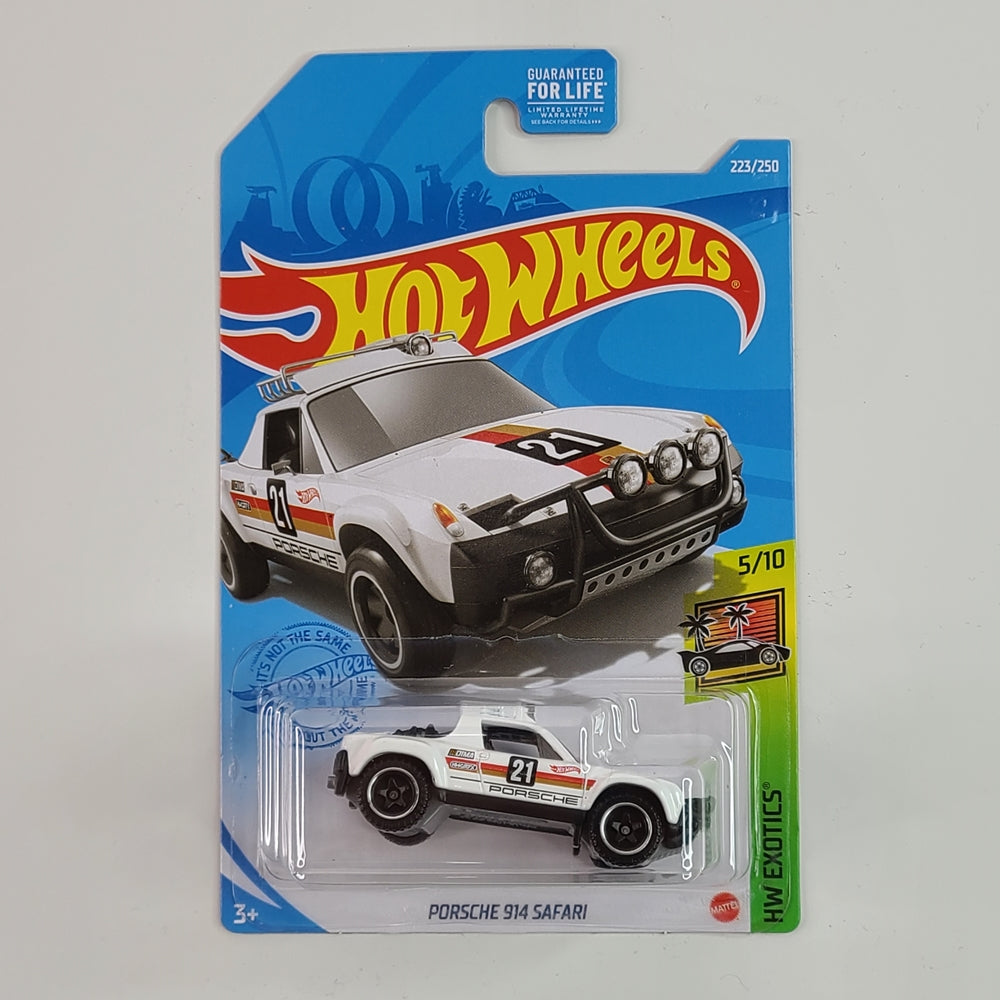 Hot Wheels - Porsche 914 Safari (White) [HW Exotics Mini Collection (2021) - 5/10]