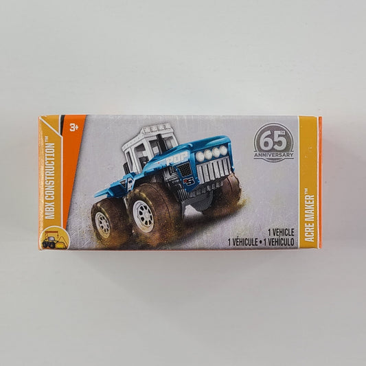 Matchbox - Acre Maker (Metalflake Light Blue/White) [Small Box]