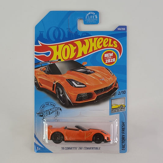 Hot Wheels - '19 Corvette ZR1 Convertible (Metalflake Orange)