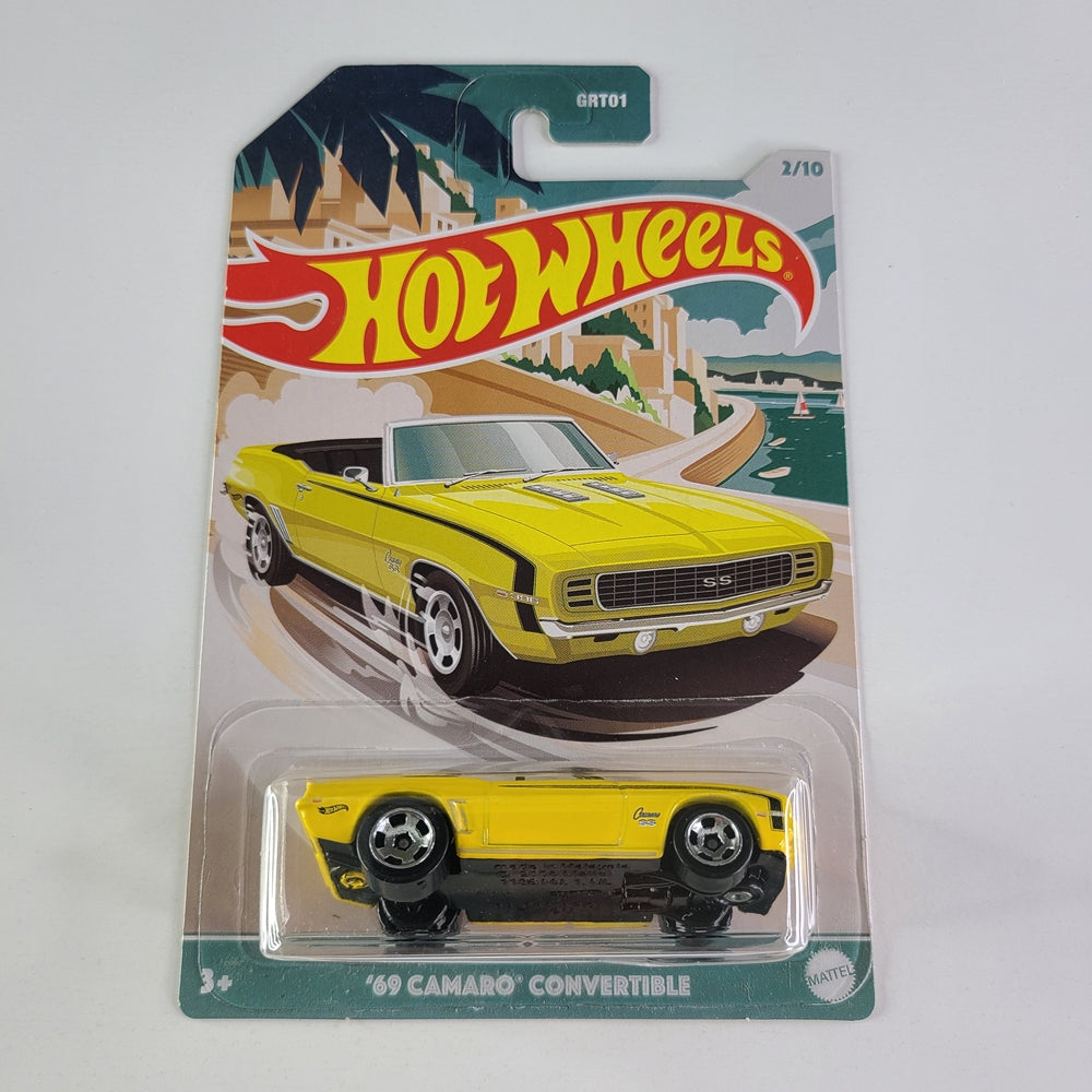 Hot Wheels - '69 Camaro Convertible (Yellow) [Walmart Exclusive]