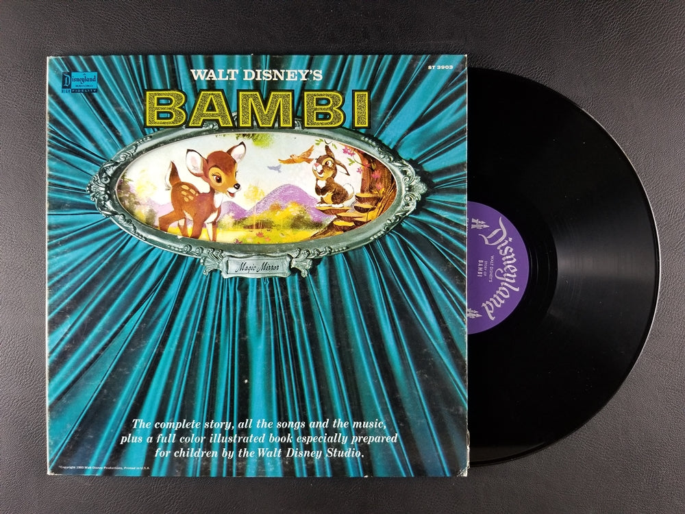 Unknown Artist - Walt Disney's Story of Bambi (1962, LP)