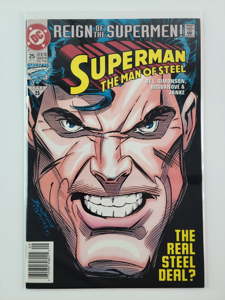 Superman: The Man of Steel #25 (DC, September 1993)