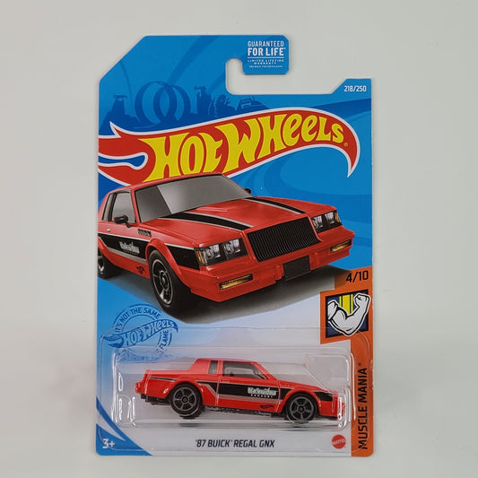 Hot Wheels - '87 Buick Regal GNX (Red) [Muscle Mania Mini Collection (2021) - 4/10]