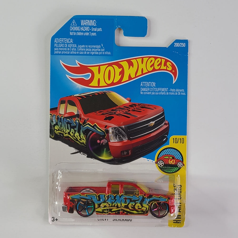 Hot Wheels - Chevy Silverado (Metalflake Red)