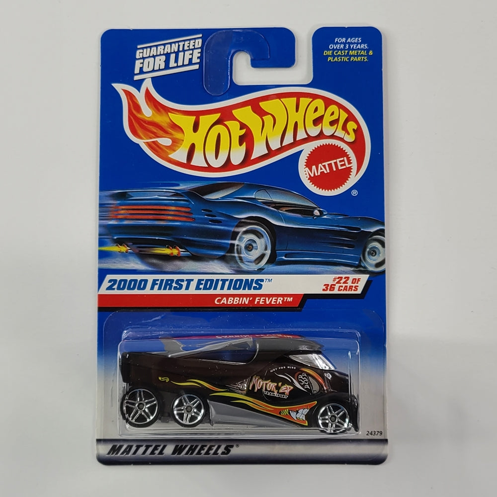 Hot Wheels - Cabbin' Fever (Black) [2000 First Editions - 22/36]
