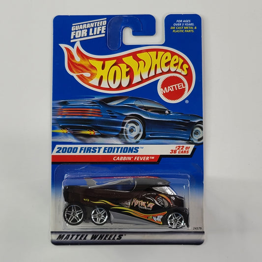 Hot Wheels - Cabbin' Fever (Black) [2000 First Editions - 22/36]
