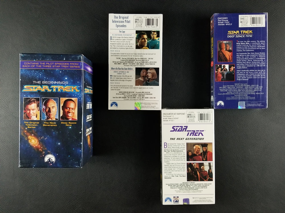 Star Trek: The Beginnings (1994, VHS, 3-Tape Set) – Throwback