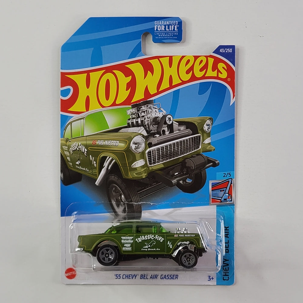 Hot Wheels - '55 Chevy Bel Air Gasser (Matte Olive)