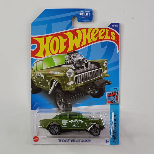 Hot Wheels - '55 Chevy Bel Air Gasser (Matte Olive)