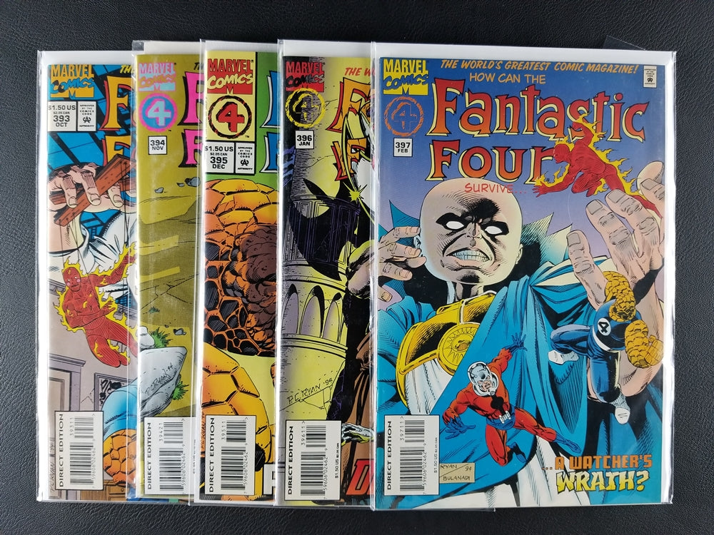 Fantastic Four [1st Series] #393-397 Set (Marvel, 1993-94)