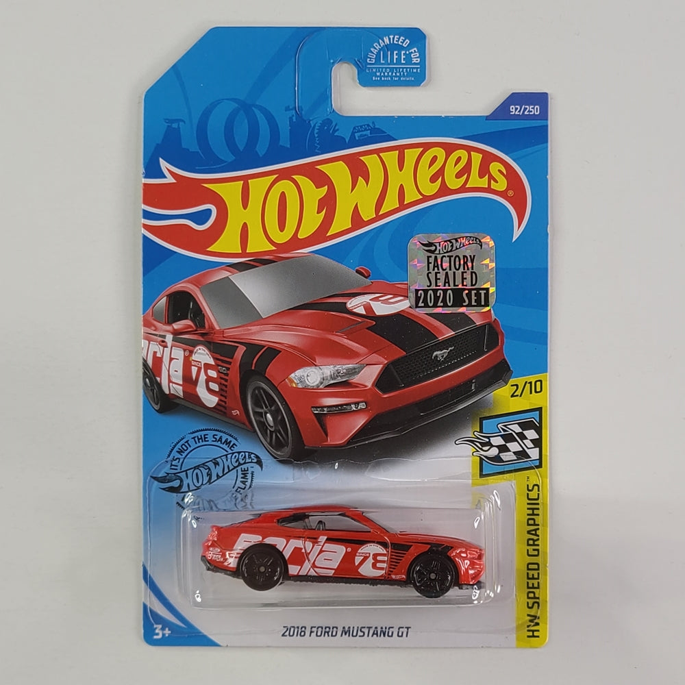 Hot Wheels - 2018 Ford Mustang GT (Red) [Factory Sealed 2020 Set]