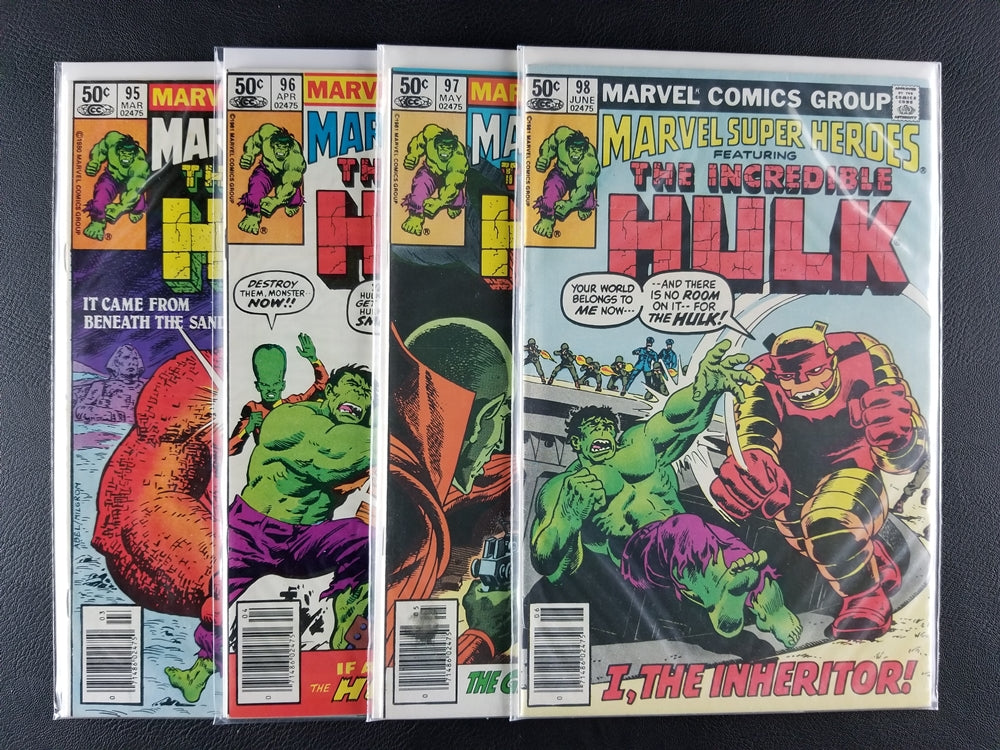 Marvel Super Heroes #95-98 Set (Marvel, 1981)