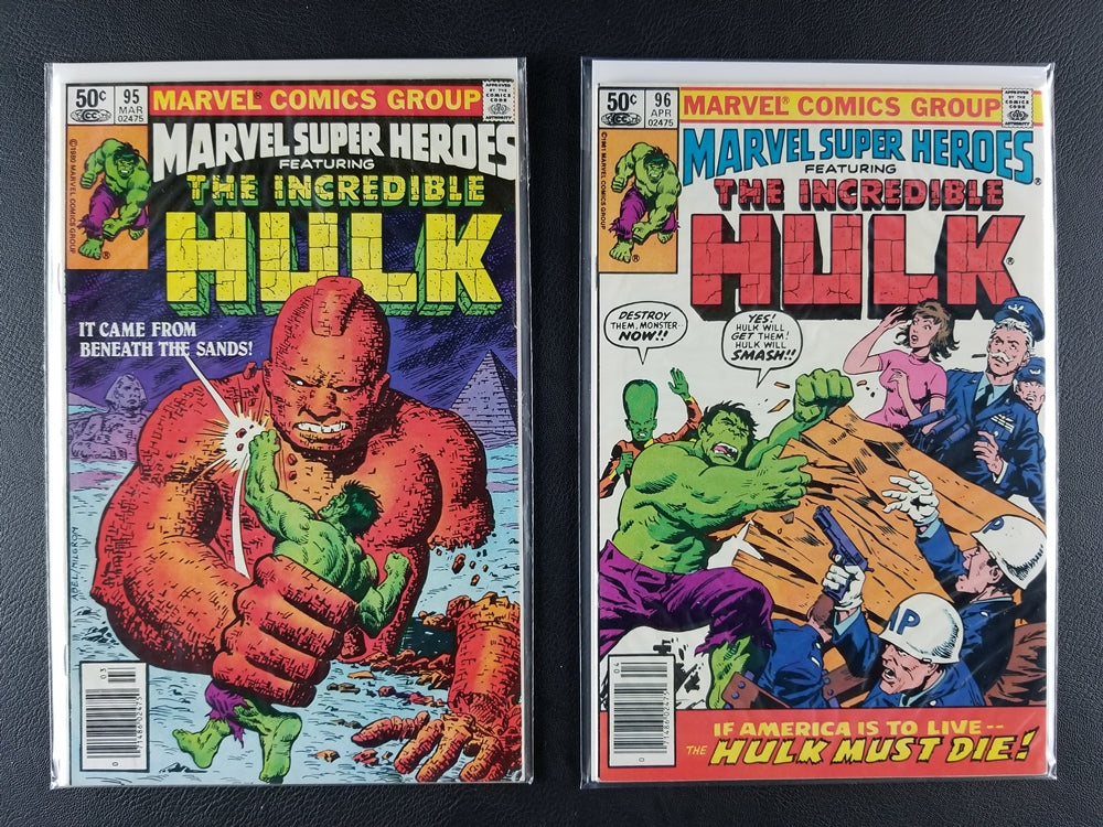 Marvel Super Heroes #95-98 Set (Marvel, 1981)