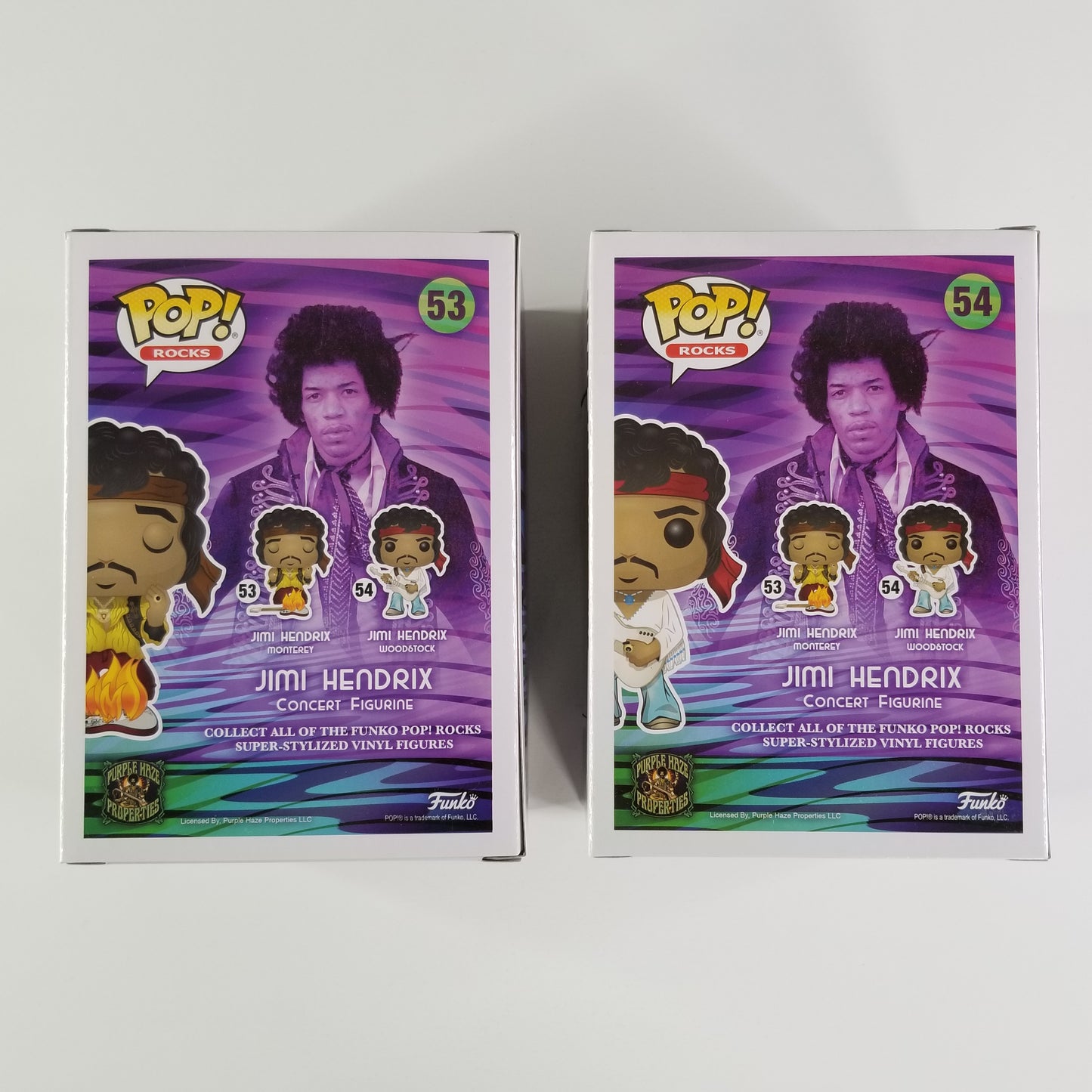 Funko Pop! Rocks - Jimi Hendrix #53 [f.y.e. exclusive] & #54 (Purple Haze)