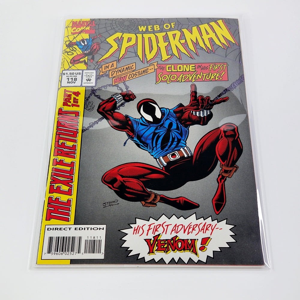 Web of Spider-Man #118 Direct Edition [1st Series] (Marvel, 1985)